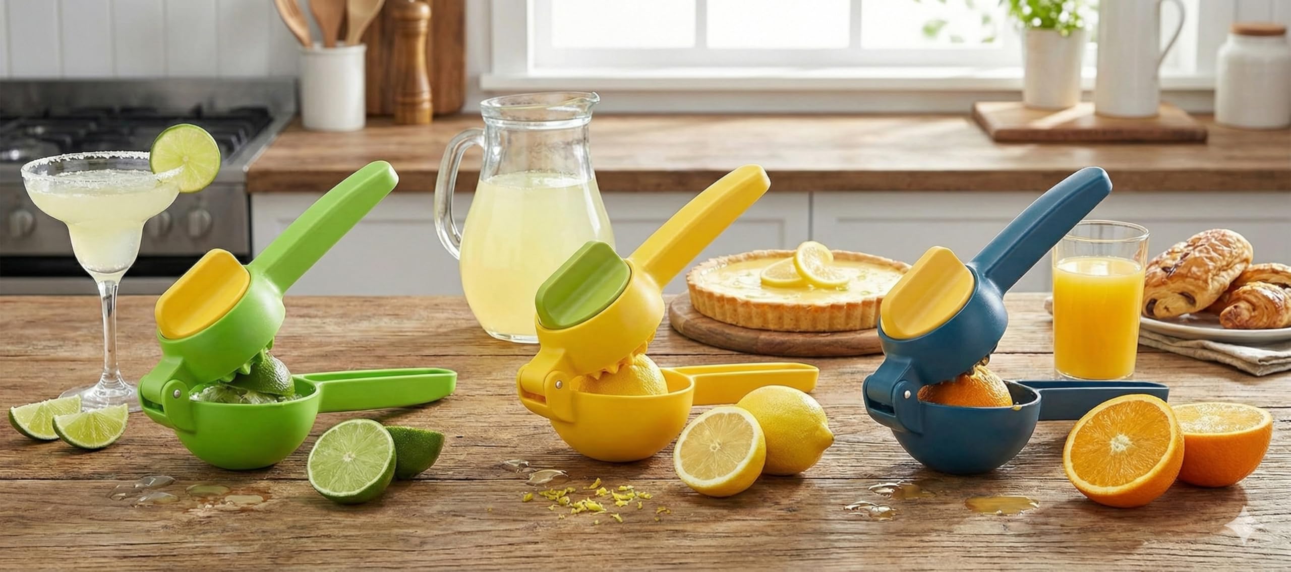 Vios Store El Tipi Narenciye ve Limon Sıkacağı – Kapaklı Filtreli Tasarım, Dayanıklı ABS Gövde, Portakal Mandalina Limon İçin Uygun, Ergonomik Saplı Pratik Mutfak Sıkacağı (LACİVERT-SARI)