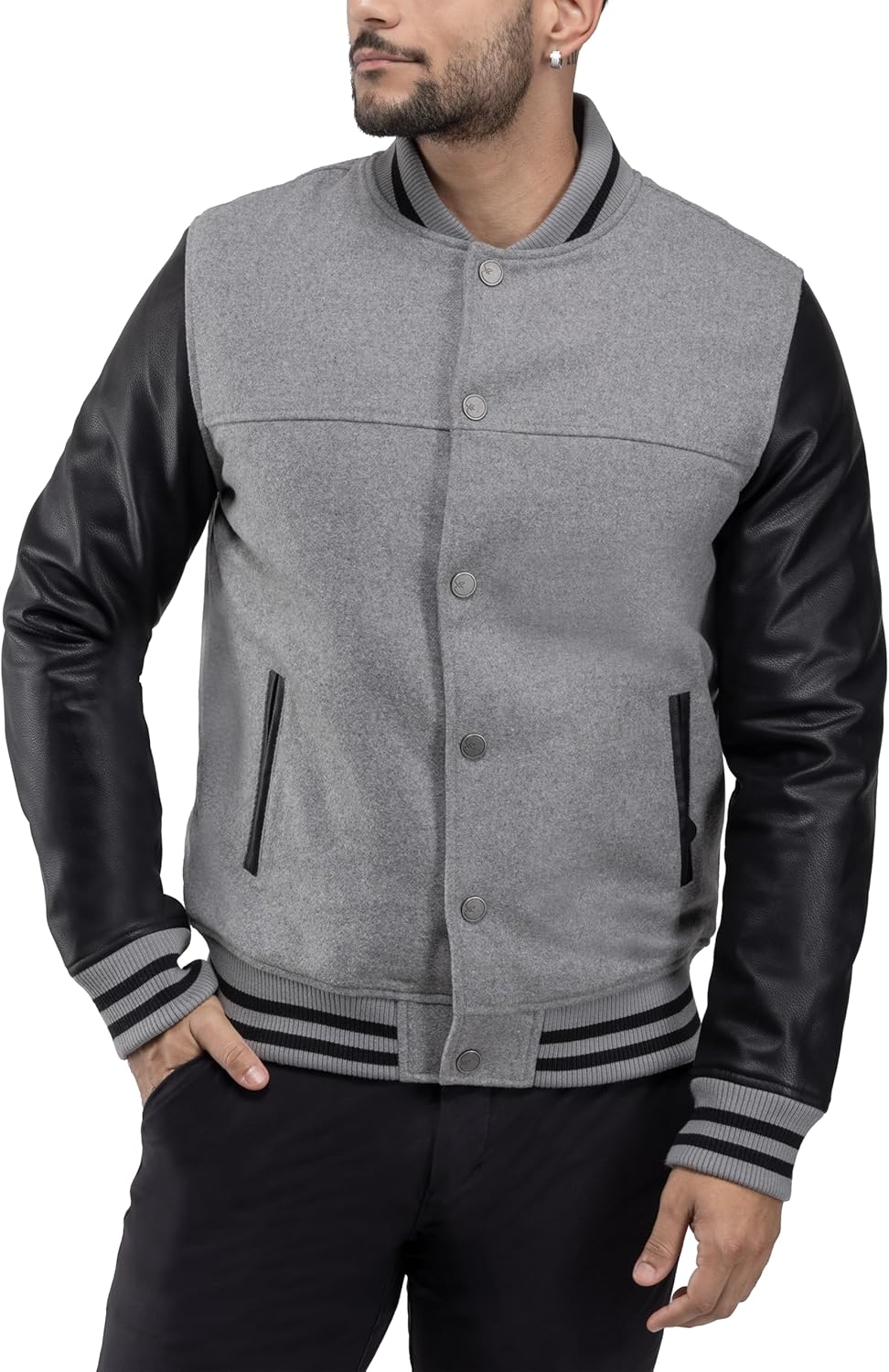 X RAY Mens Varsity Jacket, Letterman Baseball Bomber Casual Jackets for men