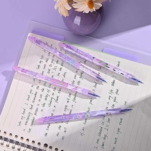 Miniatura 4 de 12 bolígrafos de gel borrables, hacen desaparecer los errores, punta fina de 0.020 in, escritura suave para rompecabezas de planificación, tinta