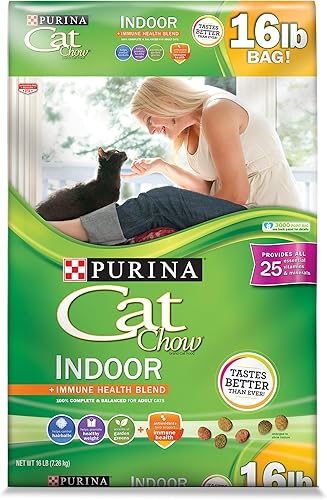Alimento seco para gatos de interior Cat Chow de Purina., Interiores