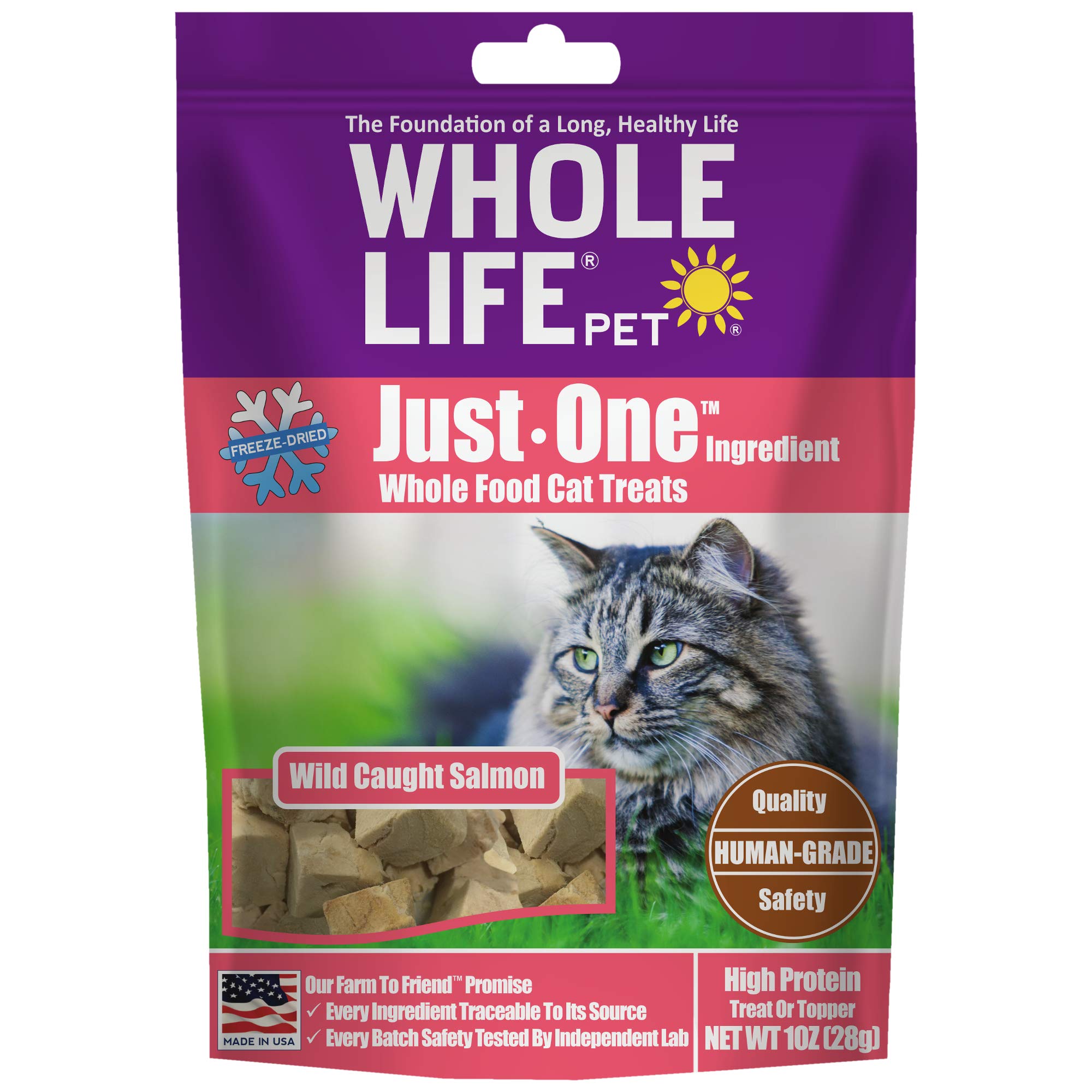 Whole Life Pet Pure Salmon Freeze-Dried Cat Treats