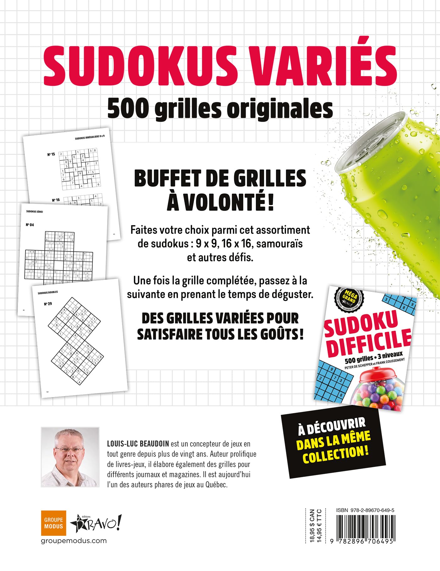 Méga grand - Sudokus variés: 500 grilles originales