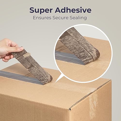 Miniatura 4 de FMP Brands Paquete de 36 rollos de cinta de embalaje marrón de 110 yardas x 1.9 pulgadas de grosor, 2.6 mil de grosor, cintas de embalaje