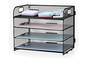 4-Tier Desk Organizer Tray: Streamlined Workspace Solution