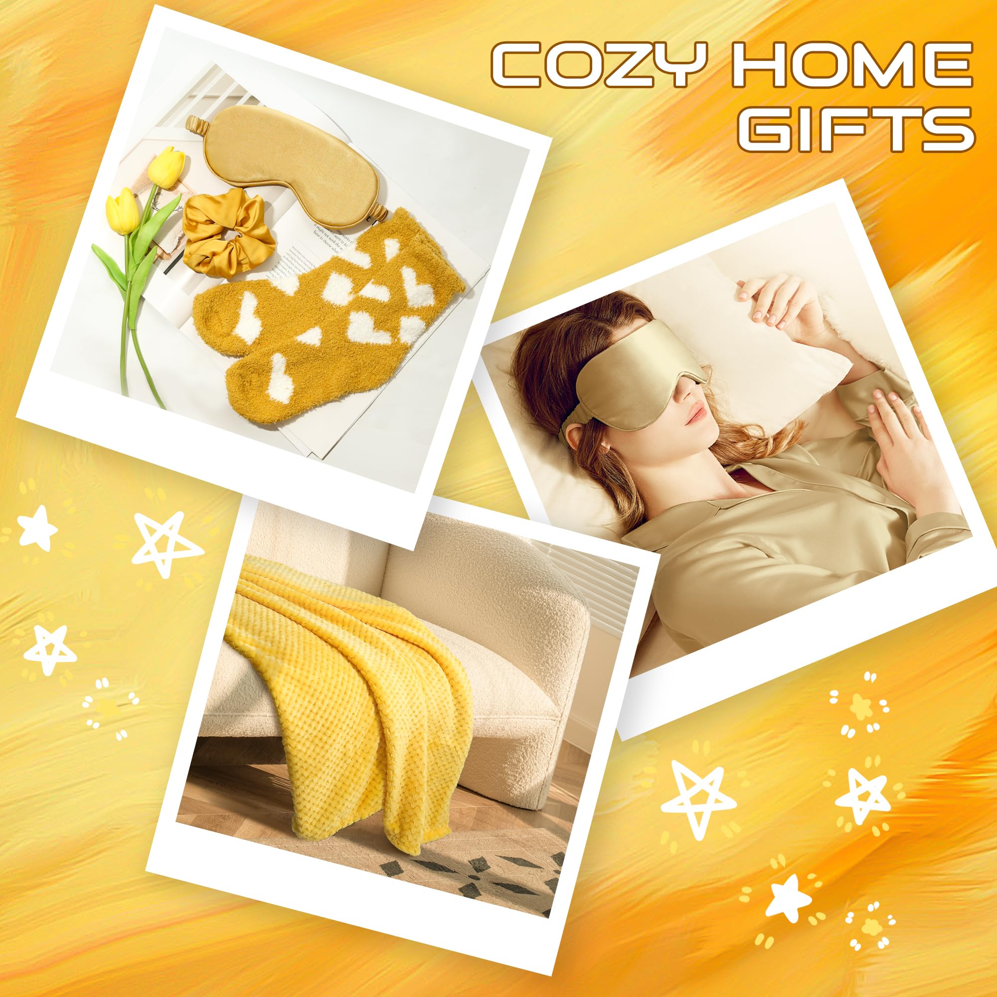 Kosze na prezenty urodzinowe dla kobiet, 11 sztuk "Get Well Soon", inspirujące opakowanie na prezent, pudełko upominkowe w spa, prezent o tematyce słonecznej dla mamy, żony, siostry, najlepszej