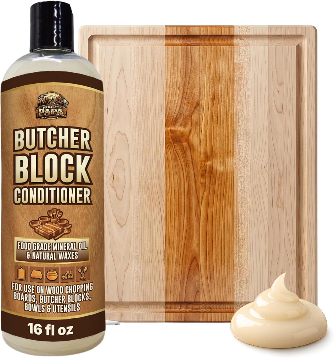 Project Papa Butcher Block Conditioner 16 oz