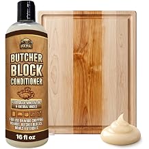 Butcher Block Conditioner, Food Grade Mineral Oil and Beeswax