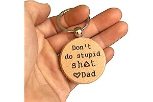 Don't Do Stupid Shit Keychain Dad