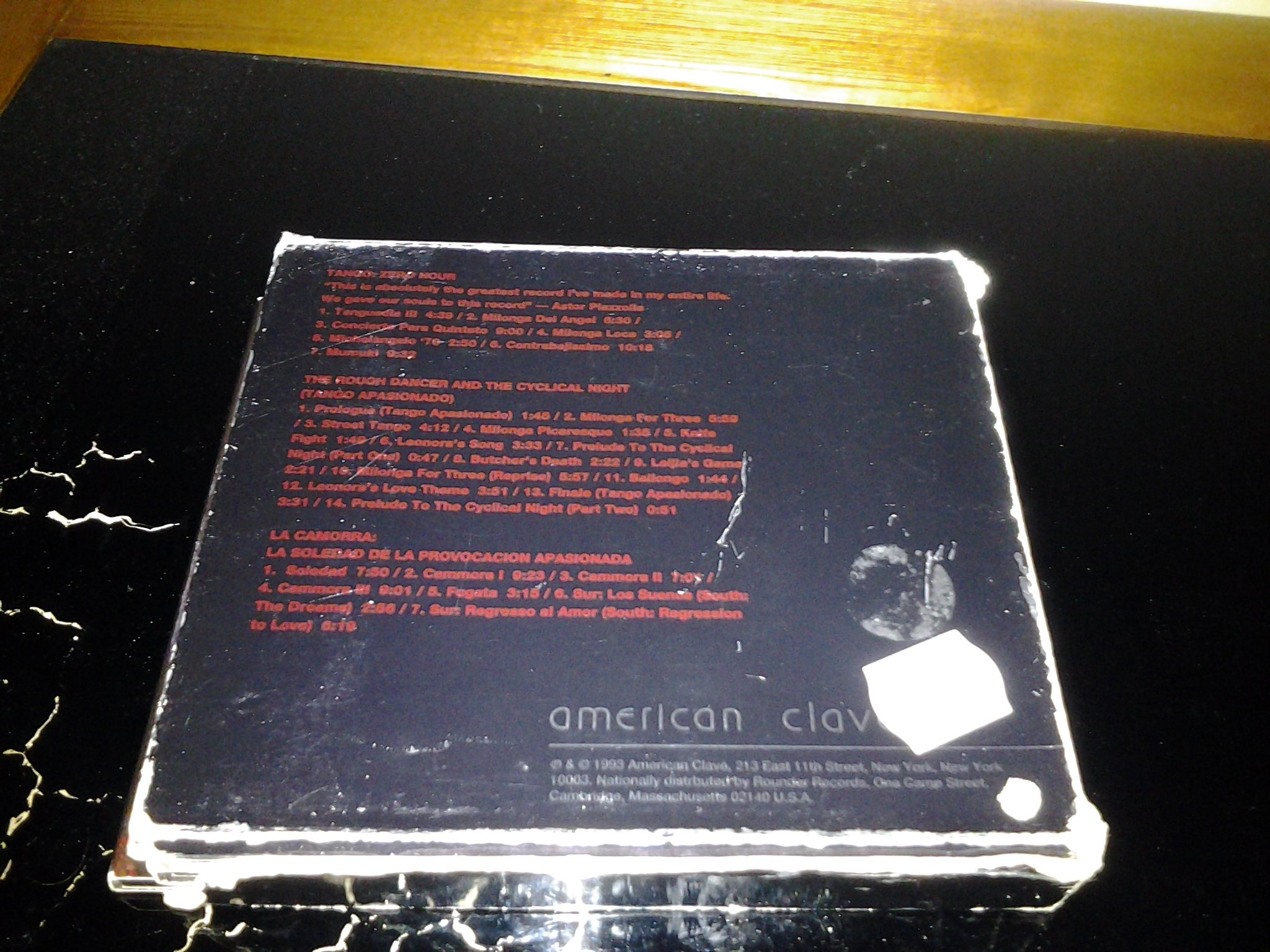 Late Masterpieces: Complete Work on American Clave