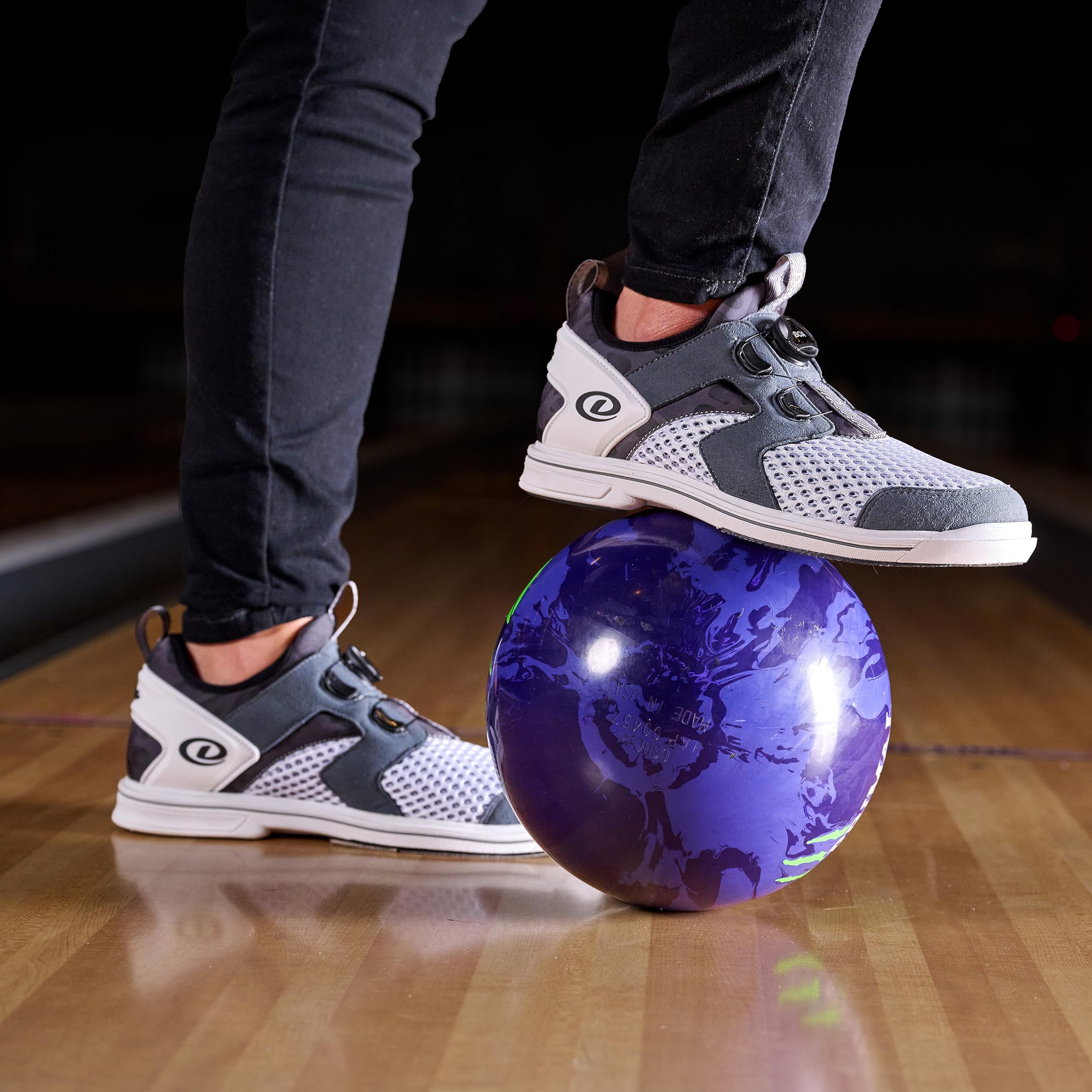 EMAX | Zapatos de bolos Mujer Hombre | Zapatos de Bolos con Suela Intercambiable | Dexter - DexLite Pro BoA |