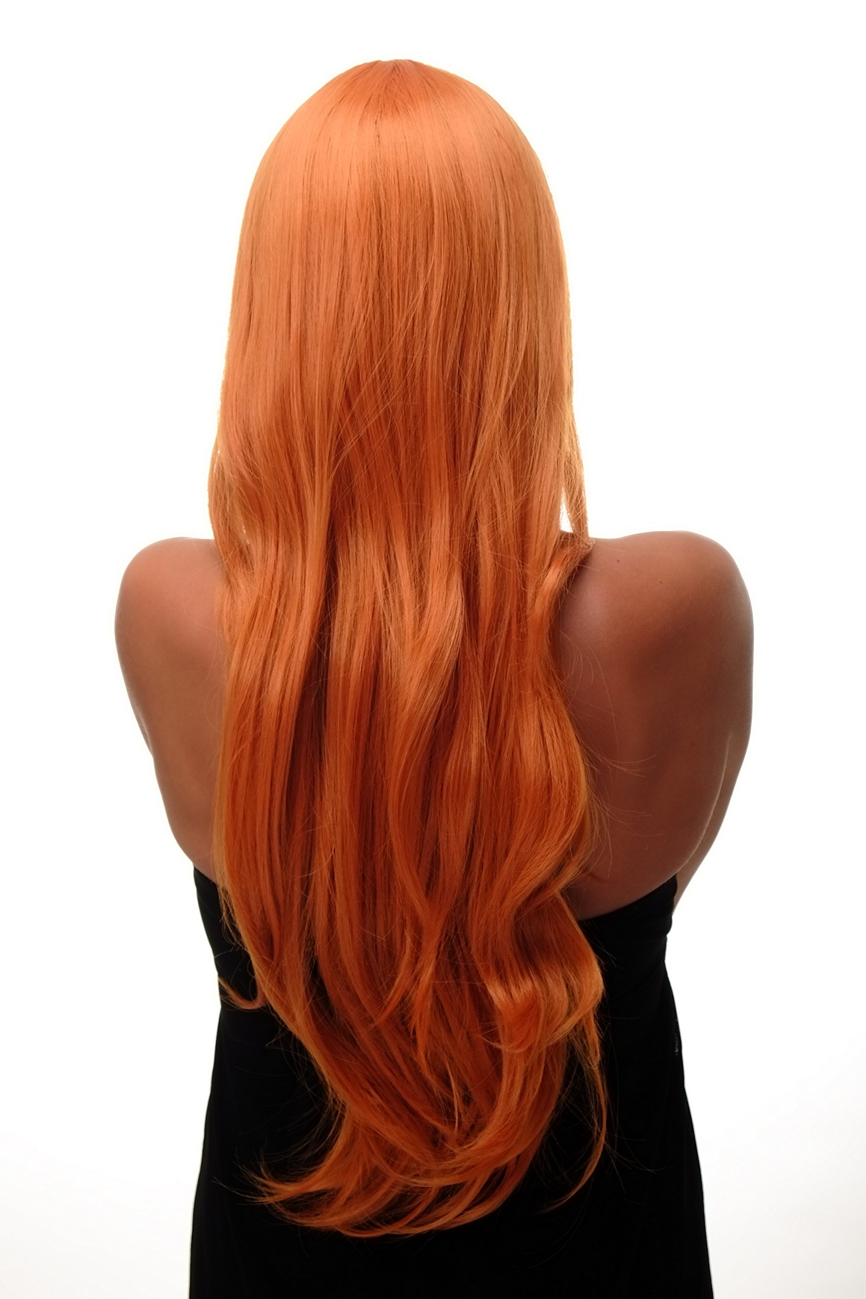 WIG ME UP 3111-T2735 Lady Quality Wig Cosplay very long long bangs fringe can part to side straight orange approx 27,5inch - Image 4