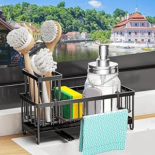 VILCEN Sponge Holder for Kitchen Sink, 304 St...,