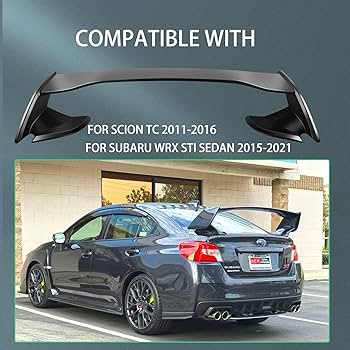 Amazon | SCITOO リアトランクスポイラーウィング WRX用