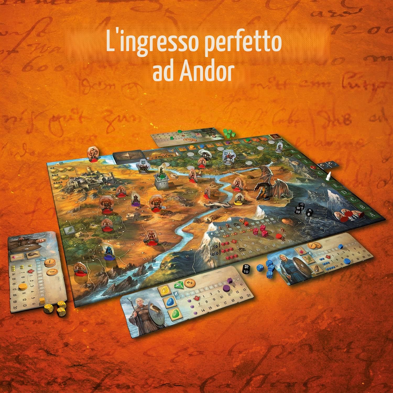 KOSMOS-Le Leggende di Andor, Big Box Gioco, Multicolore, Small, 683122