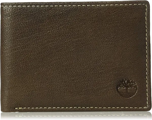 Timberland Men's Genuine Leather Passcase Security RFID Wallet