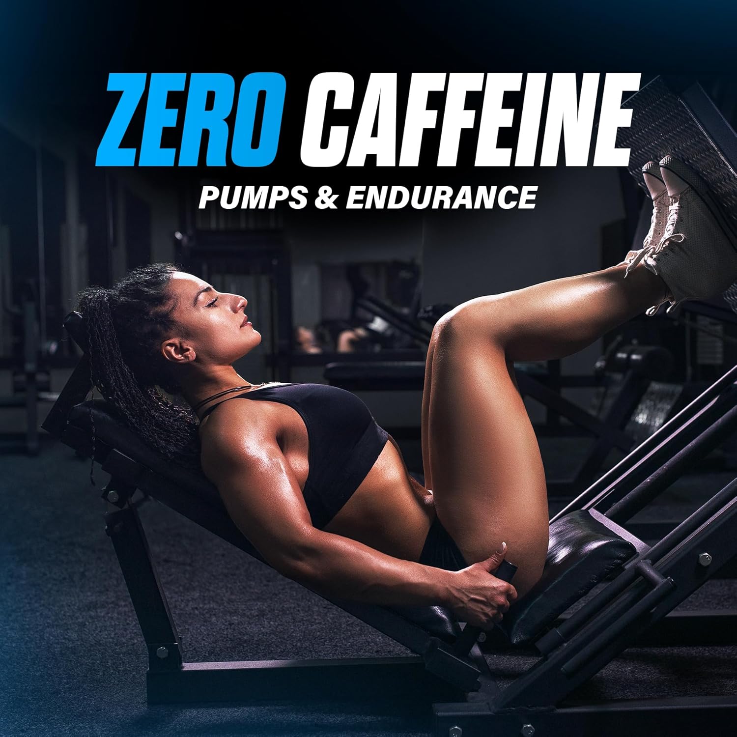 JNX SPORTS The Curse! Pump – Stim-Free Pre-Workout | Blue Raspberry 40 Serves | Caffeine-Free Pump Pre Workout, Non-Stim Nitric Oxide Preworkout for Men & Women - Image 4