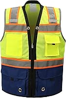 Vista 7 de Shine Bright Chaleco de seguridad – Alta visibilidad con correas reflectantes y bolsillos – Premium, suave, duradero y transpirable