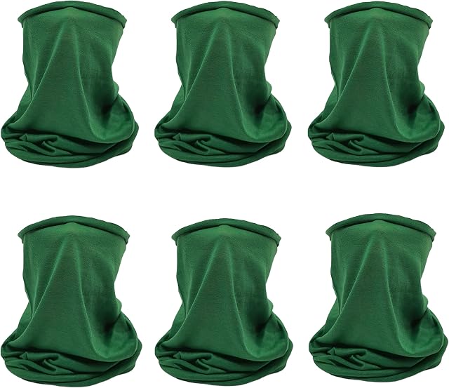 wonderCat LONDON 6 PCS Unisex Neck Warmer, Tube Seamless Multifunctional Balaclavas, Face Cover, Face mask, Cycling mask, Ski Mask, Face Snoods Headwear, Cycling Daily Wear