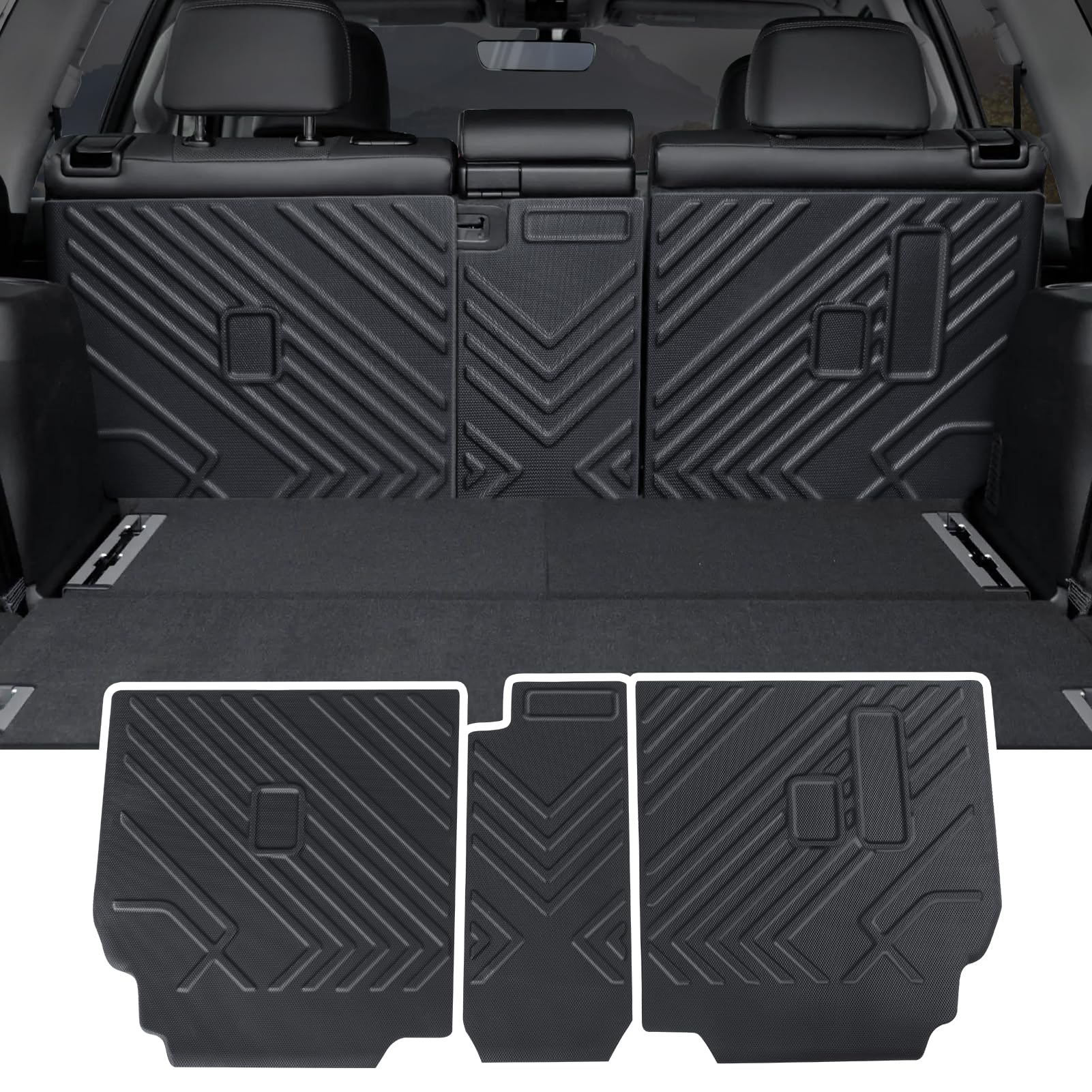 2 Pcs Seat Rear Back Cushion for 2010-2023 Toyota Land Cruiser Prado 150