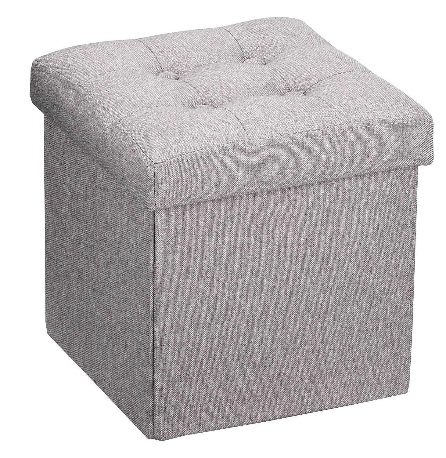 Buy LINMAGCO 12" Small Storage Ottoman Stool Foot Rest Stool Under Desk