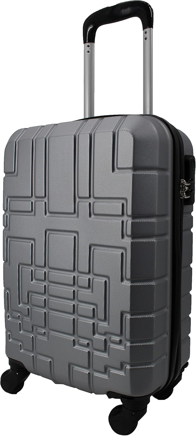 Valigia A Mano R.Leone 45x36x20cm | ABS | 4 Ruote 360° | Azzurro - Foto 6