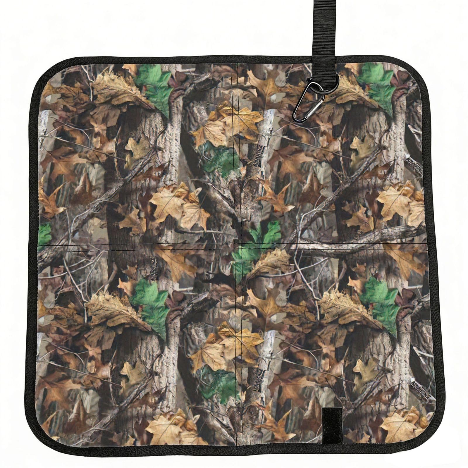 PPHGUT Cold Tree Camouflage Print Foldable Seat Cushion Waterproof Portable Chair Pad Travel Outdoor Picnic Camping