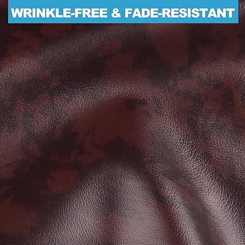 Miniatura 7 de Kohree 789 pies piel sintética resistente, cubierta para mesa de billar, impermeable y protección UV, ajuste de 789 pies, Marrón