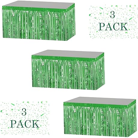 BASHOUT Green Table Skirt