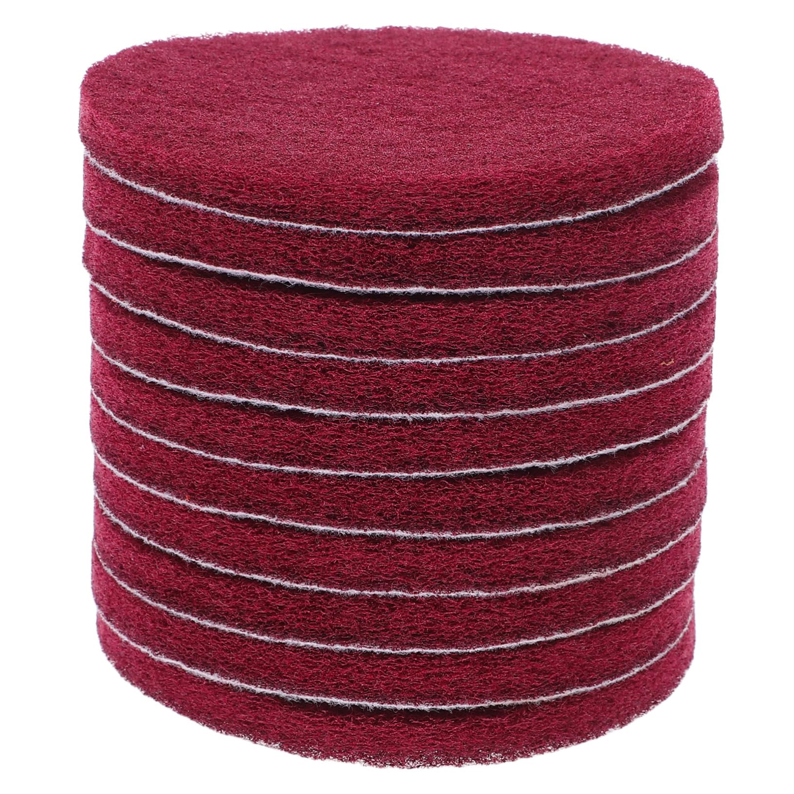 HEALLILY 10Pcs Sanding Discs Polishing Pads with Loops Hooks for Easy Replacement for Daily Use Woodworking Fine Grinding Removal