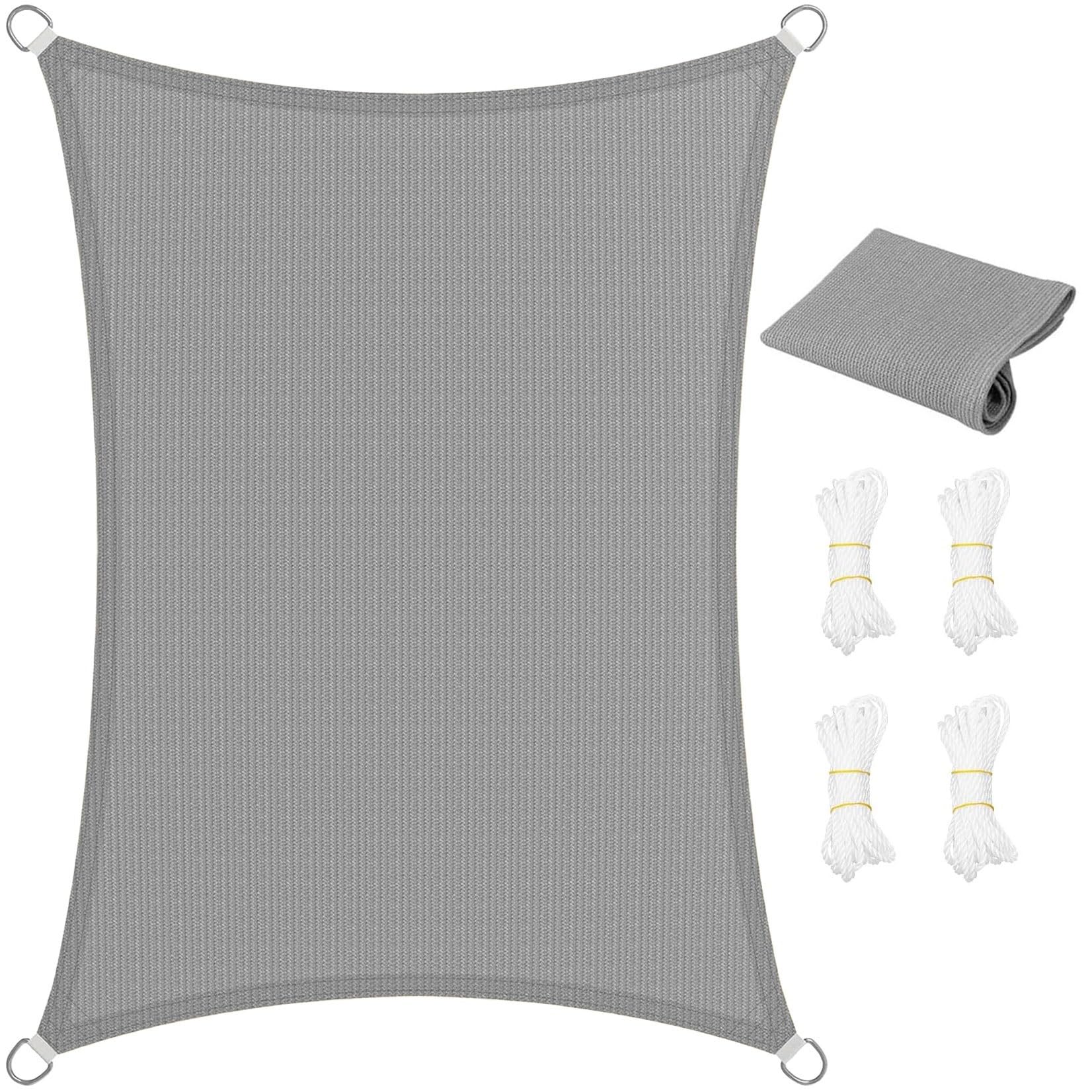Voile d'ombrage coupe-vent pour stopper la chaleur sous la pergola