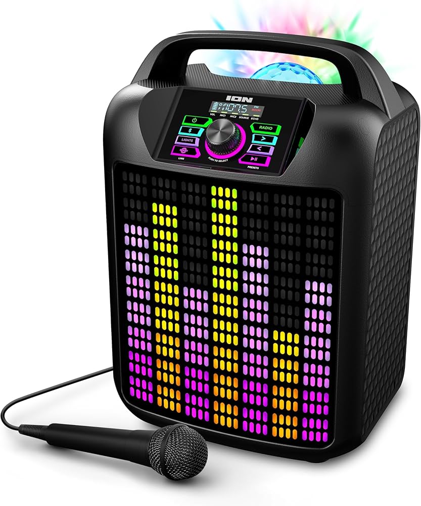 生産完了品　PARTY ROCKER ド派手に音と光が連動するスピーカー ION Audio 「Party Rocker」