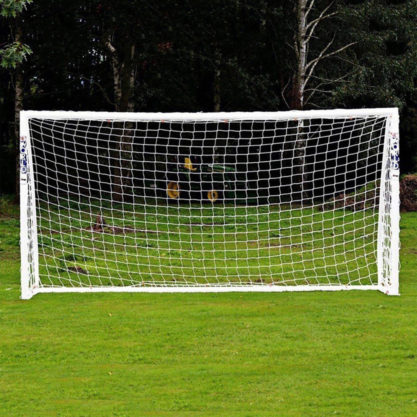 Qianly Red de Fútbol, ​​Red de Fútbol, ​​Red de Portería de Fútbol Blanca de Repuesto para Partido, Campo de Fútbol, ​​Competición Niños Adultos