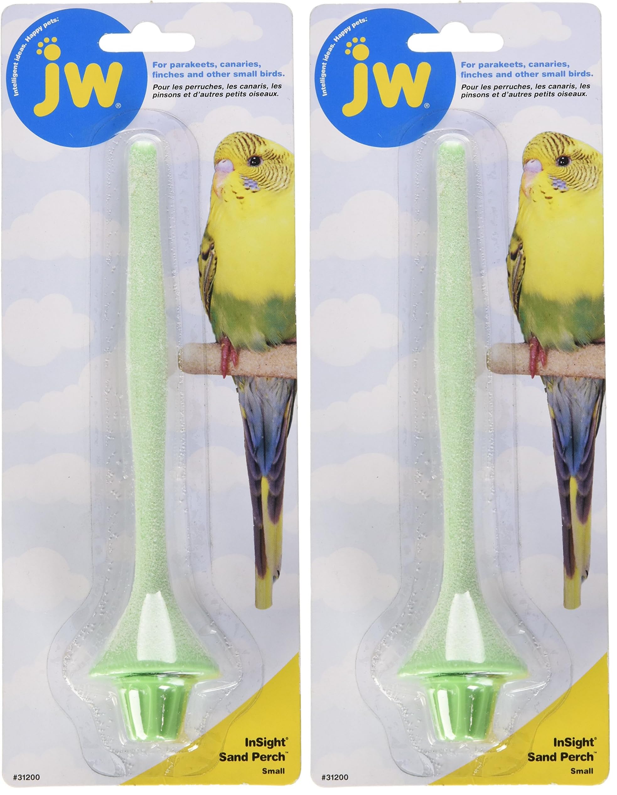 JW Pet Insight Sand Perch, Small, Assorted Colors (Pack of 2)