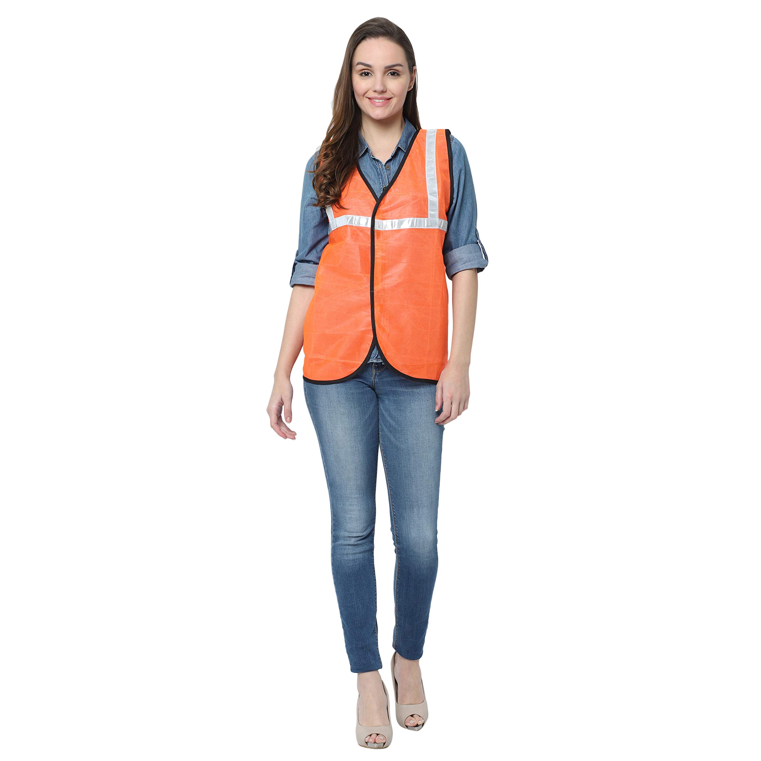 High Visibility Fluorescent Orange Reflective Safety Jacket (B081T1THTS) Amazon Price History, Amazon Price Tracker