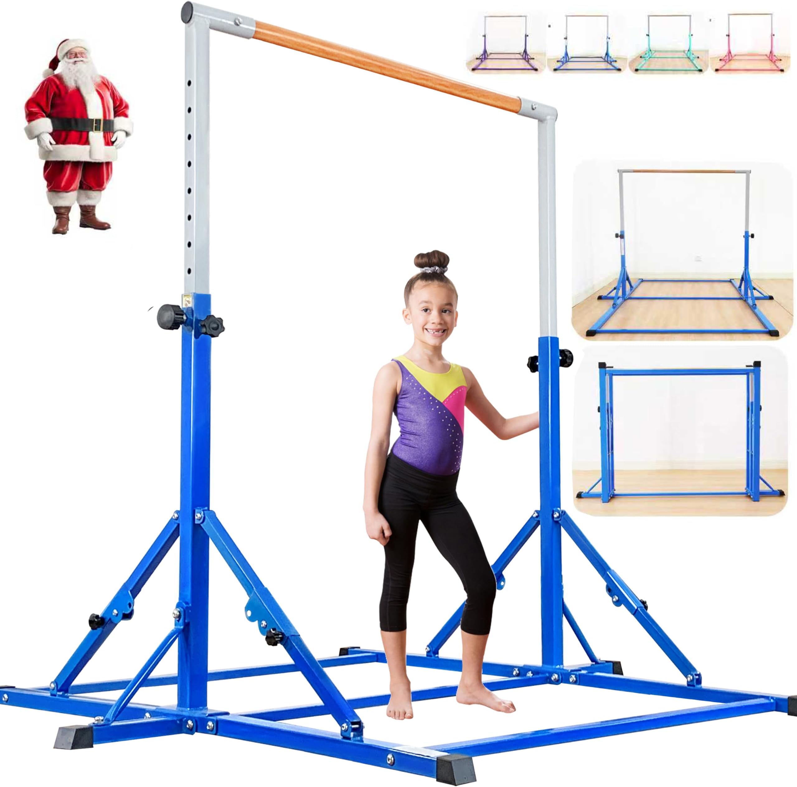 Gymnastic Bar for Kids and Teenage Ages 3-20, 350 lbs Weight Capacity, Gymnastic Kip Bar Horizontal Bar for Gymnast, Gymnastic Training Equipment for Home and Gymnastic Center Use