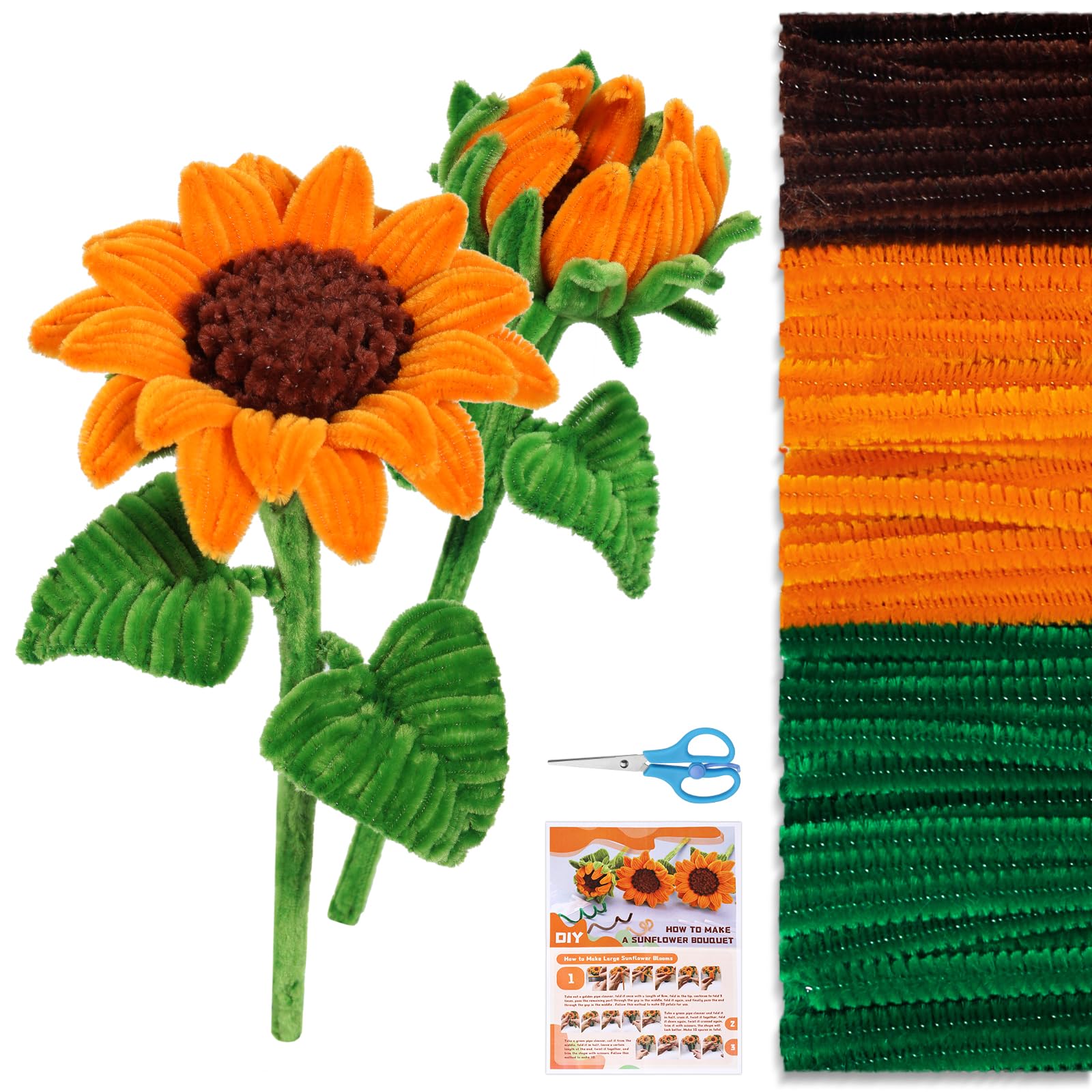 Set 400 Pulitori Per Pipa | 4 Colori Con Accessori | Per Creazioni Fai