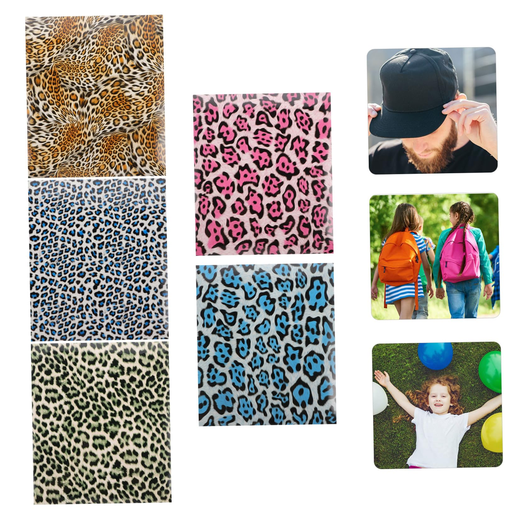 PU Wärmeübertragungsfolie 10 Blätter Transferfolie für Kleidung Selbstgemacht Bügelbilder Flexfolie Dehnbar Waschbar für Baumwolle Polyester