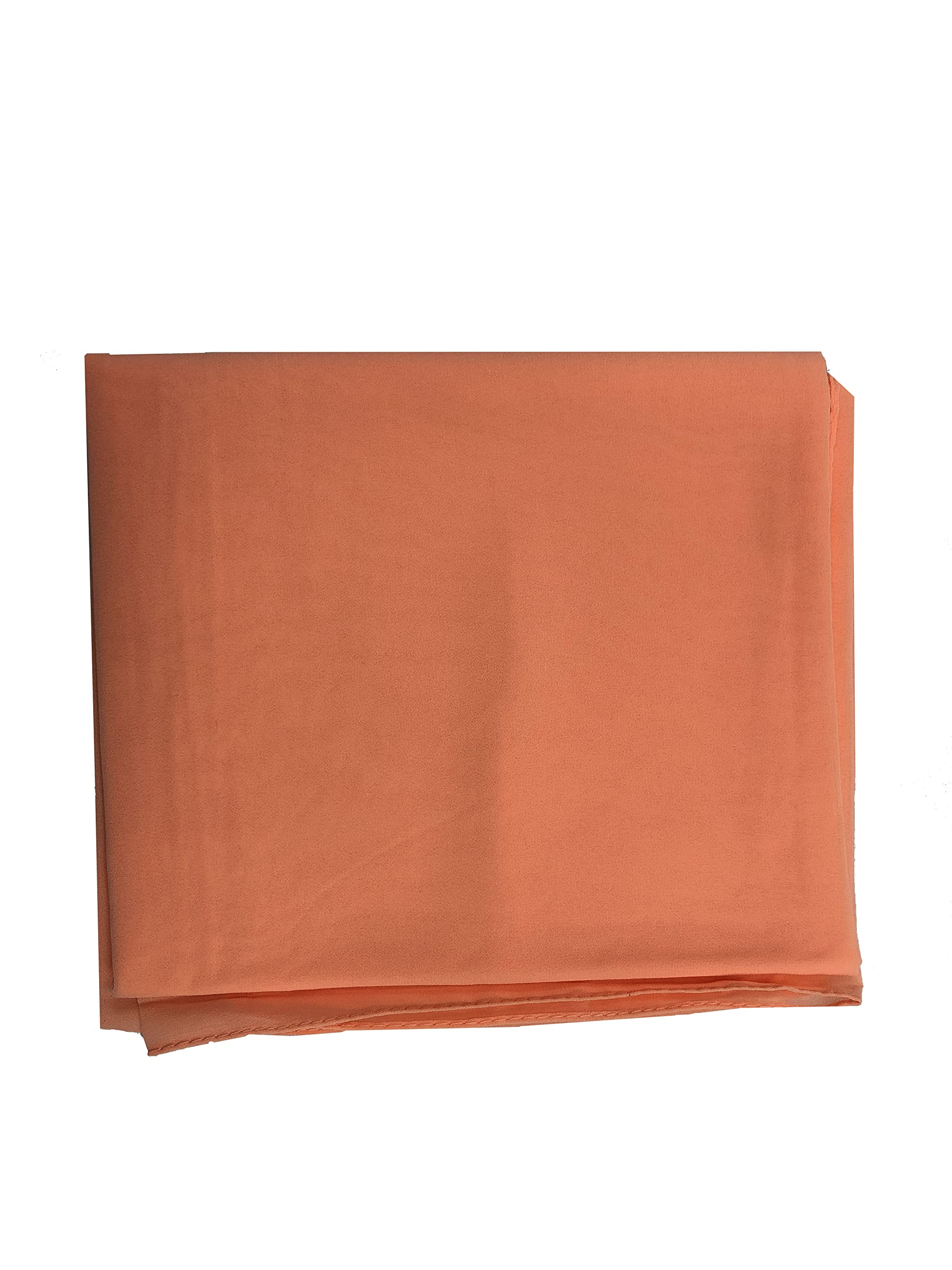180X80 Chiffon Maxi Plain Scarf Hijab Sarong Shawl Large Wrap (Dark Peach)