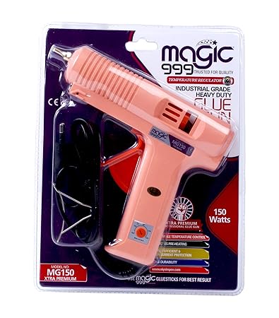 MAGIC999 ADJUSTABLE TEMPERATURE CONTROLLER GLUE GUN 150watts HEAVY DUTY