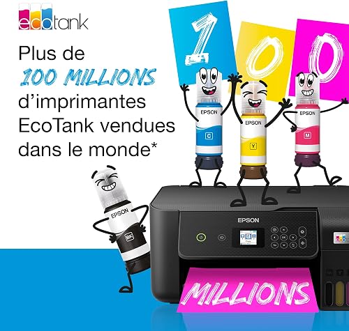 Epson EcoTank ET-2862 C11CJ67427 Multifunction Wi-Fi Ink Tank Printer, Colour, Wireless, All-in-One, A4, 5760x1440 DPI - 9