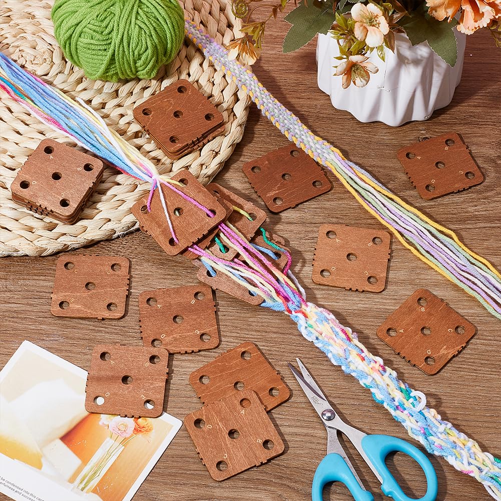 BENECREAT 24 Pcs Square Weaving Card - Image 4