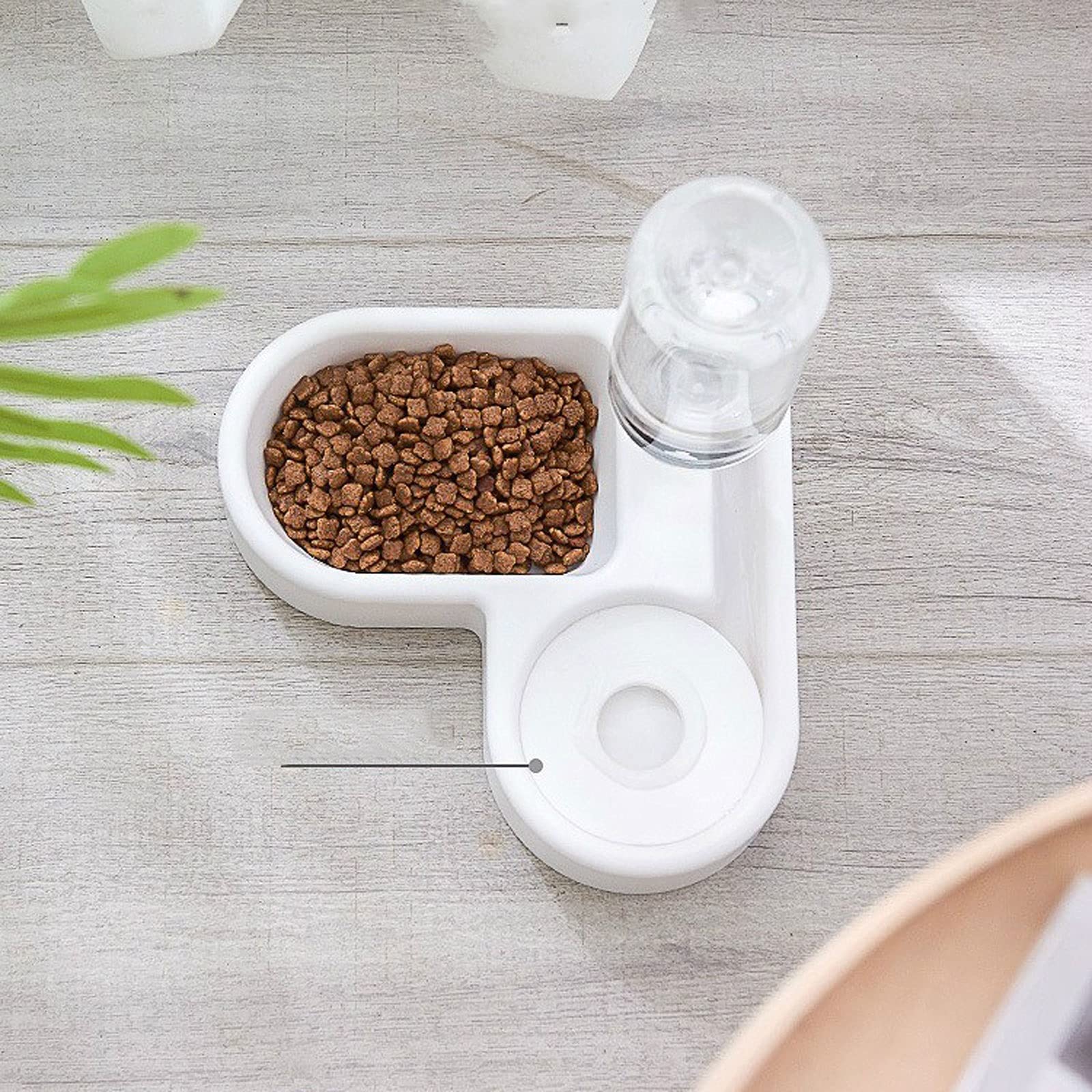 RTHGTFGW Comedero Perro Tazón de Mascotas Reduce el Rollover y coloque la Boca mojada Cuenco de Gato Pet automático for Beber el alimentador de Agua del alimentador de Agua