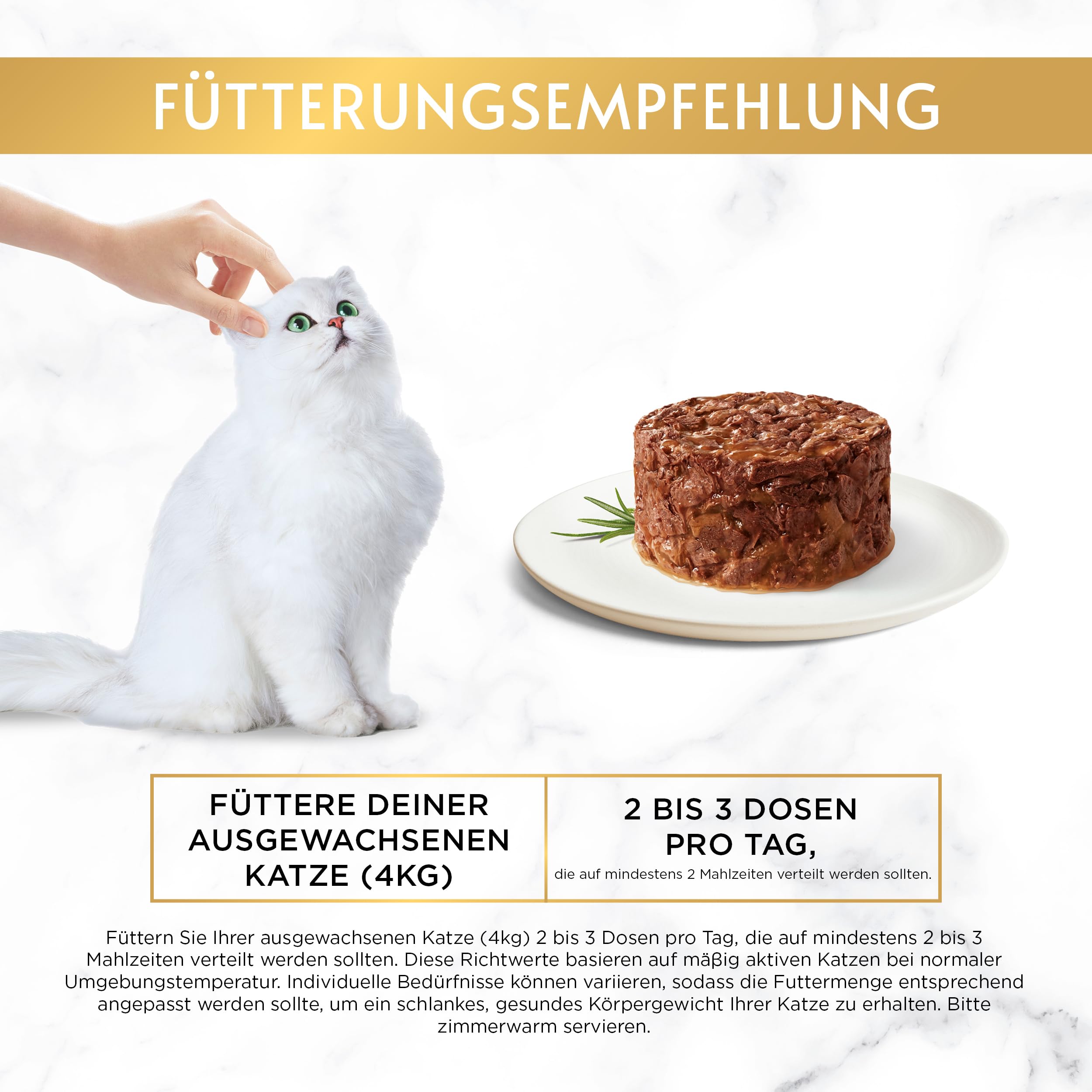 Gourmet Gold Raffiniertes Ragout Katzenfutter nass, Sorten-Mix, 96er Pack (96 x 85g)
