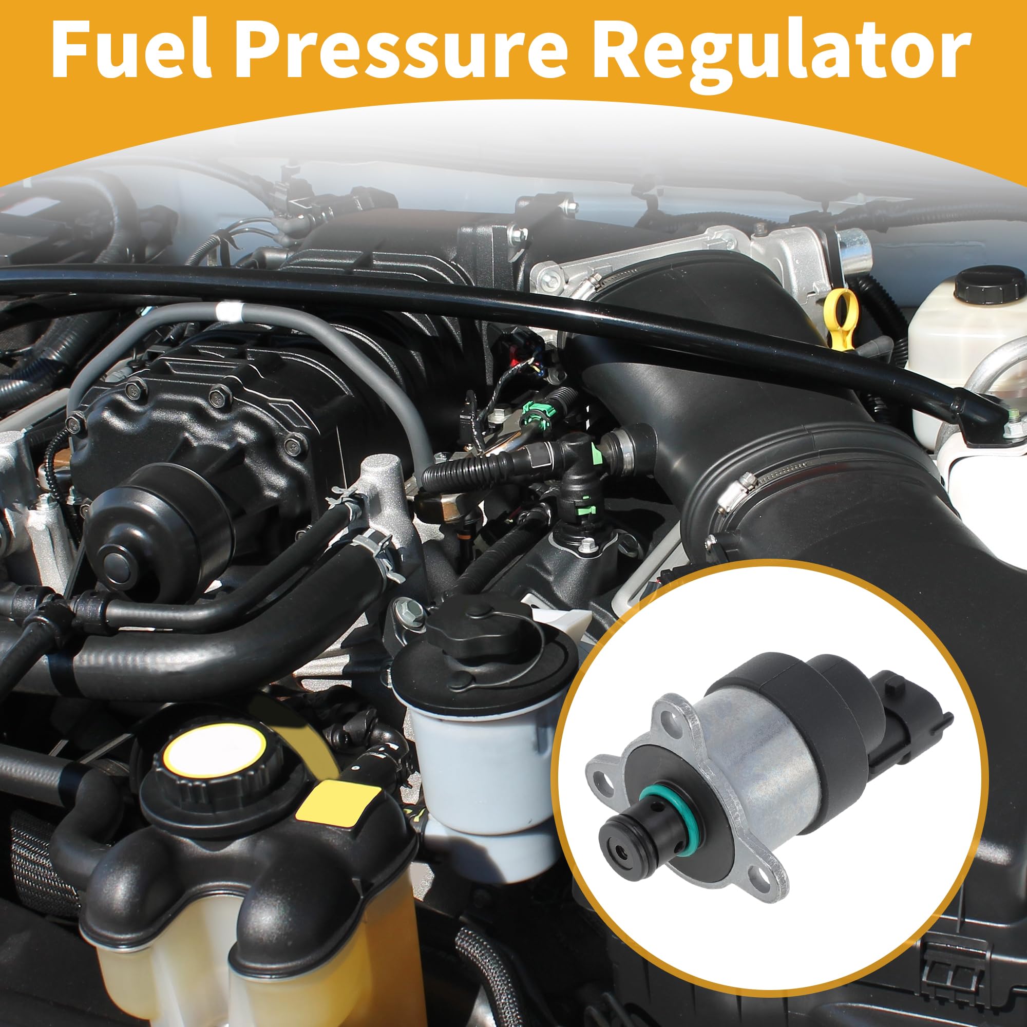 Regulador De Presión De Combustible Regulador De Bomba De Combustible No.2210033030/0928400526 para Toyota Corolla 2004-2007 Plástico Metal 20-70 PSI Resistente A Corrosión 1 Pc
