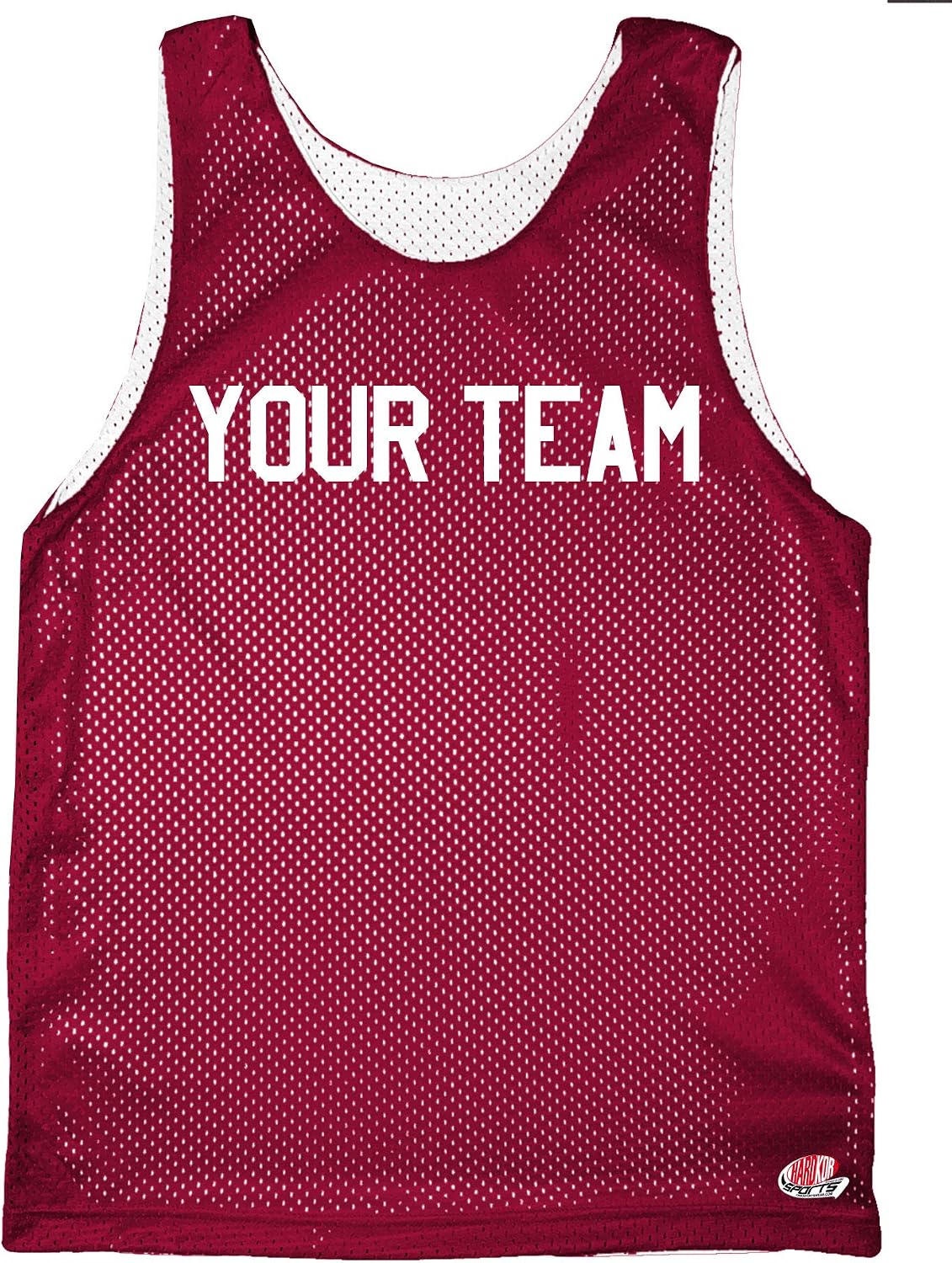 Cardinal Red Reversible Custom Basketball Jersey with Names Numbers Both Sides