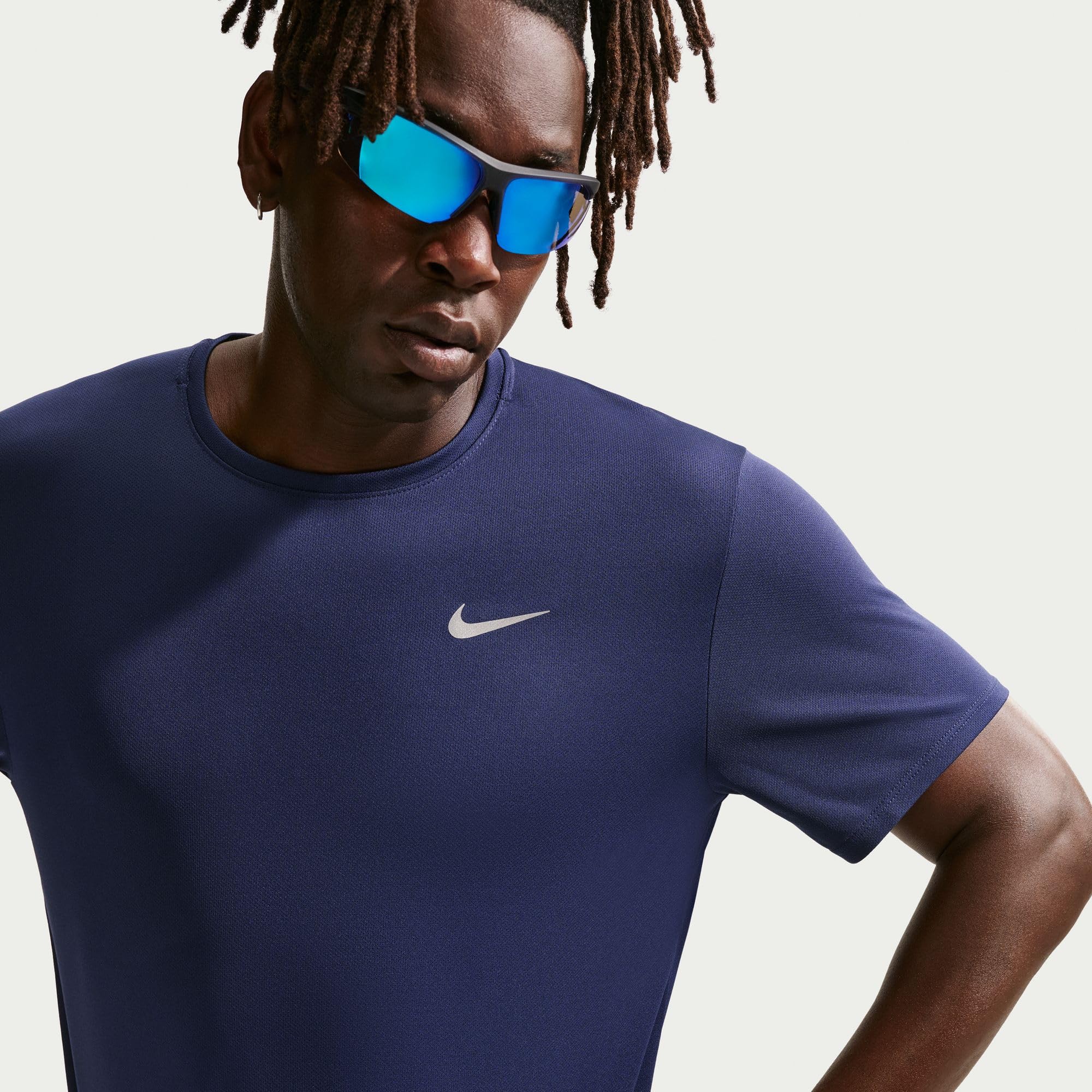 Nike Miler Dri-FIT UV Kurzarm-Laufoberteil für Herren, DV9315