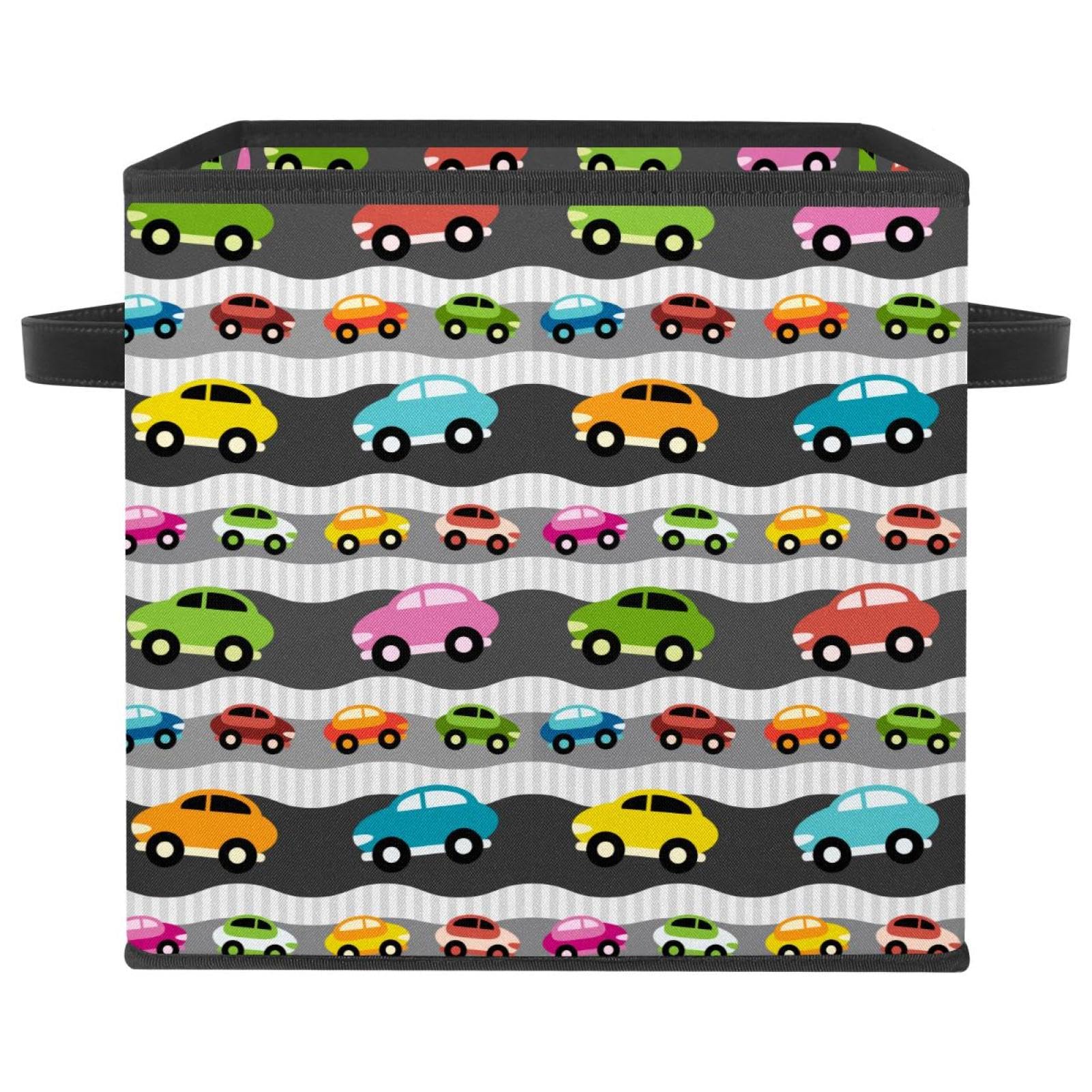 Cube de rangement en tissu pour organiser les jouets du salon