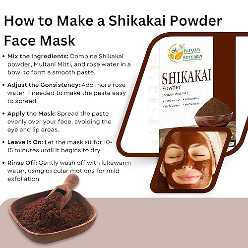 Miniatura 7 de Herbs Botanica Combo de mascarilla capilar a base de hierbas Brahmi, Reetha (Aritha), Shikakai, Hibiscus, Amla Powder 5.3 oz cada total 1.65 libras