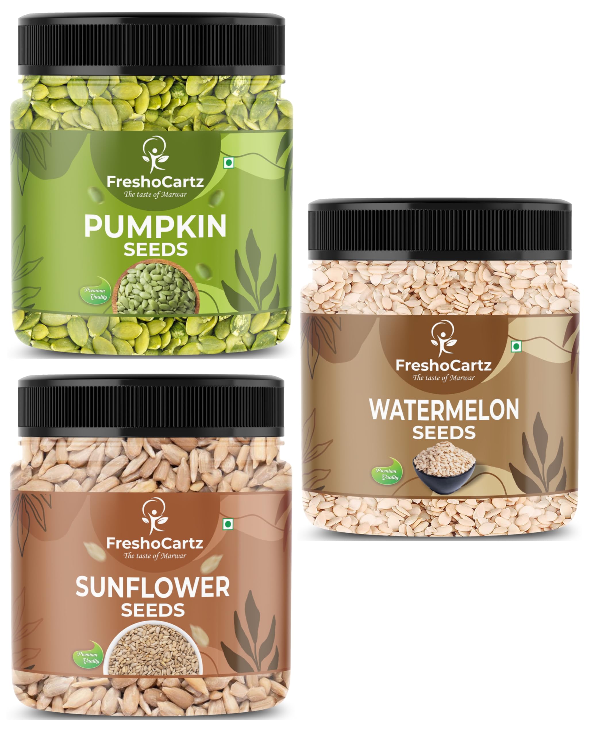 See full amazon price history chart for FreshoCartz Healthy Seeds Combo Pack | Pumpkin Sunflower Watermelon Seeds for Eating | Seeds for Weight Loss | Healthy Snacking Combo Pack - Jar Pack (Pumpkin Sunflower Watermelon, 250gm Each) FreshoCartz Healthy Seeds Combo Pack | Pumpkin Sunflower Watermelon Seeds for Eating | Seeds for Weight Loss | Healthy Snacking Combo Pack - Jar Pack (Pumpkin Sunflower Watermelon, 250gm Each) (B0D7LJLQP2) Amazon Price History, Amazon Price Tracker