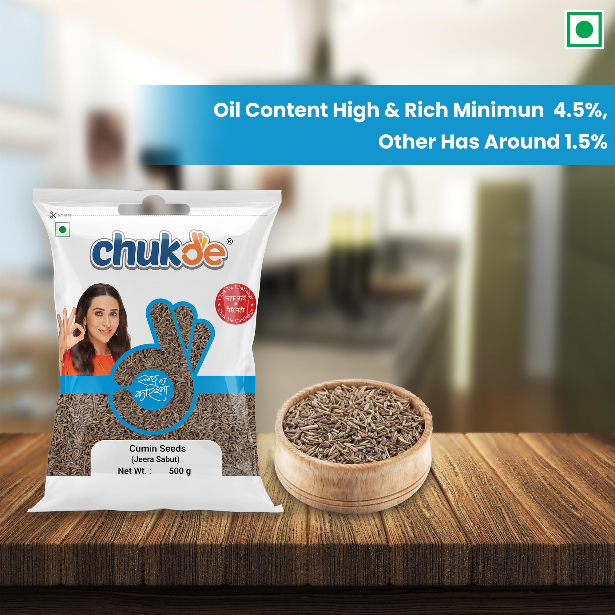Chukde - Jeera Sabut (17.63 OZ) - Cumin Seeds - Aromatic & Flavorful for Curry & Spice Mixes - Ideal for Spices, Cooking, & Health Benefits - Whole Spices - 500 Gm - Image 7 thumbnail